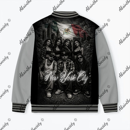 ⭐ Chicano Pride Under NY Sky - Varsity Jacket