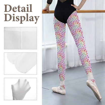 Pastel Leopard Pantyhose | Dark Chicana Gothic Fashion