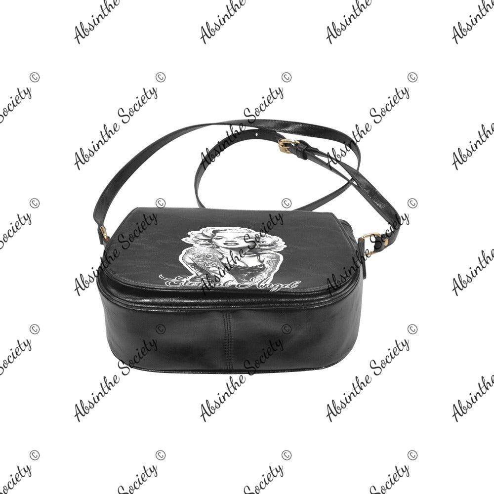 Eternal Angel Marilyn Monroe Saddle Bag - Gothic Vegan Leather