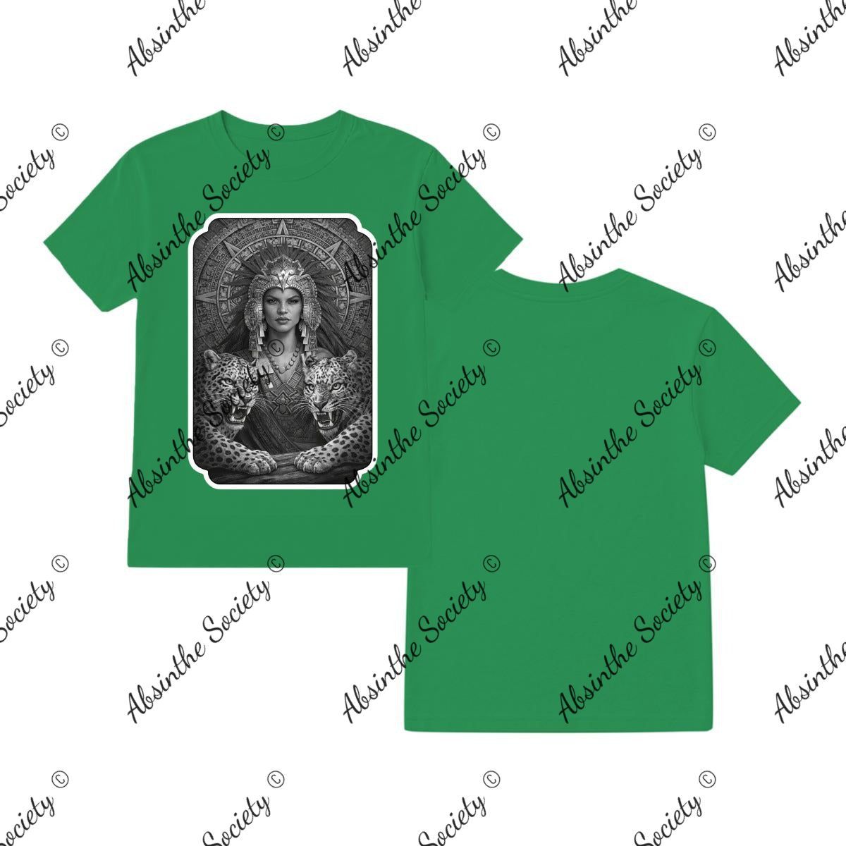 Reina Del Sol -Shirt Printed in USA Irish Green