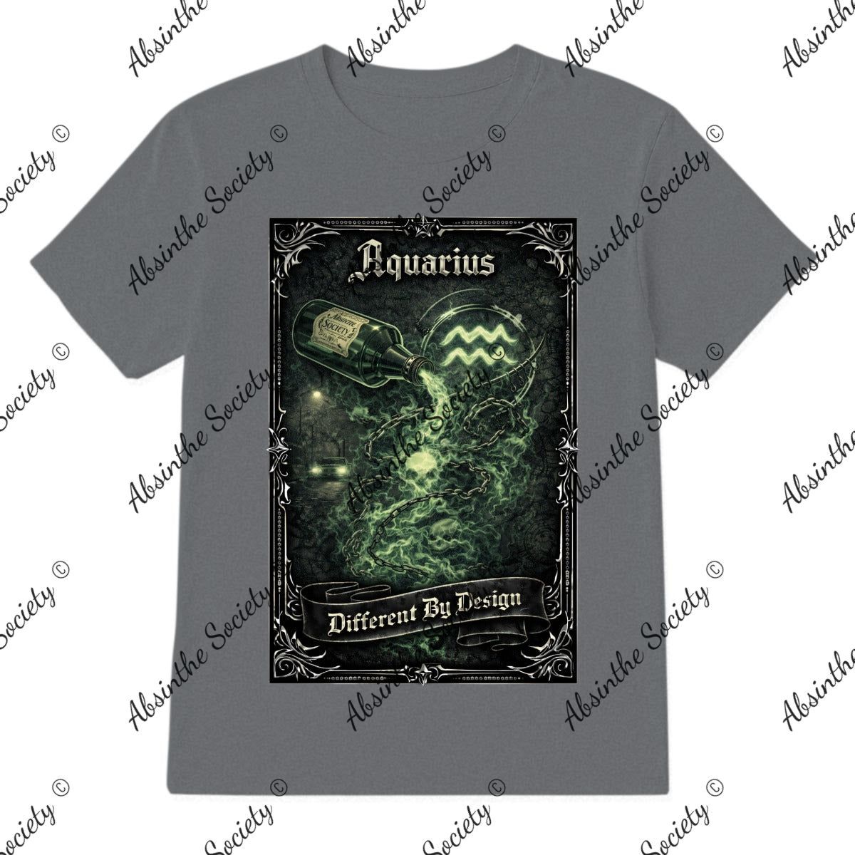 Aquarius T-Shirt Printed in USA|