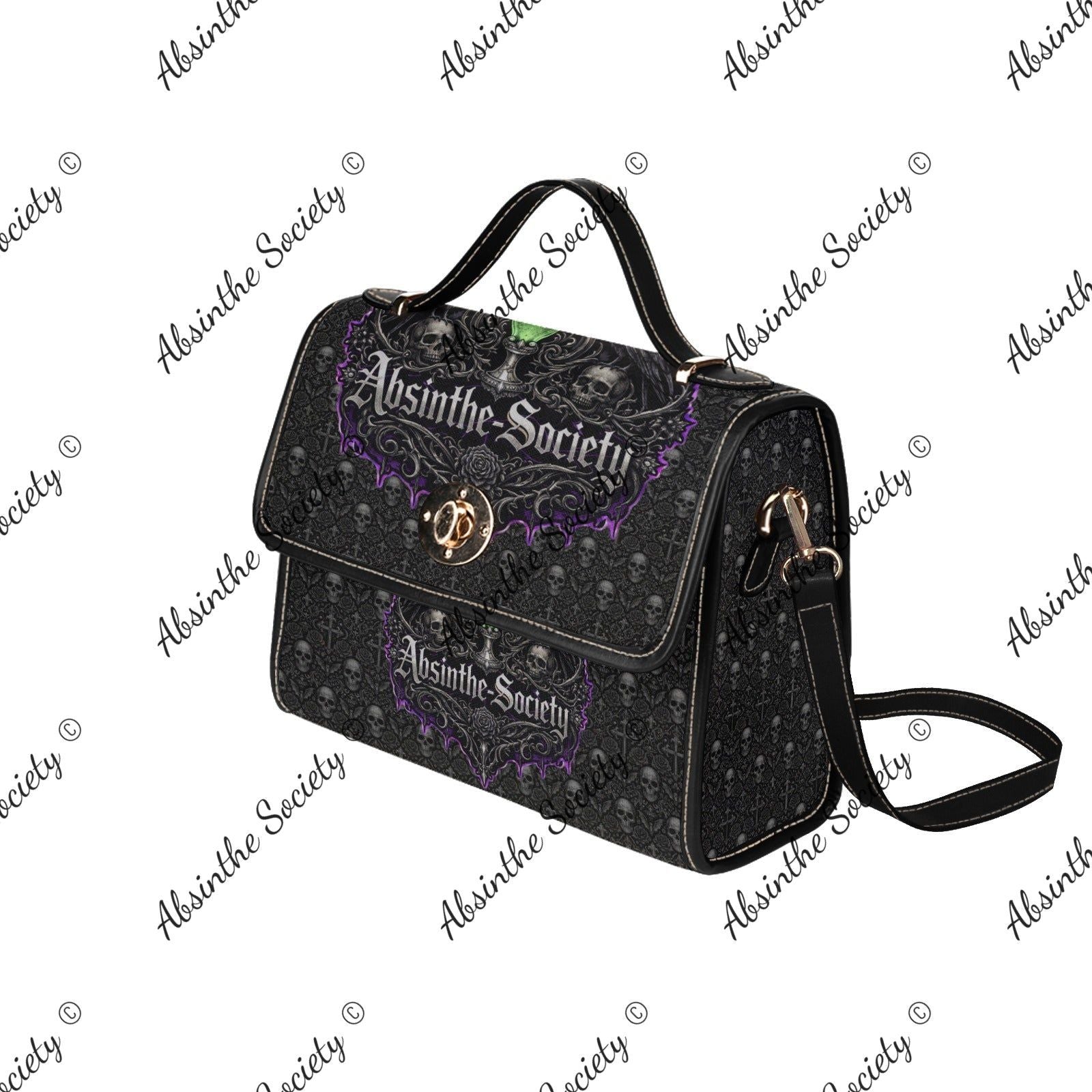 Quoth the Raven - Lock Bag - Gothic Poe Inspired- Absinthe Society