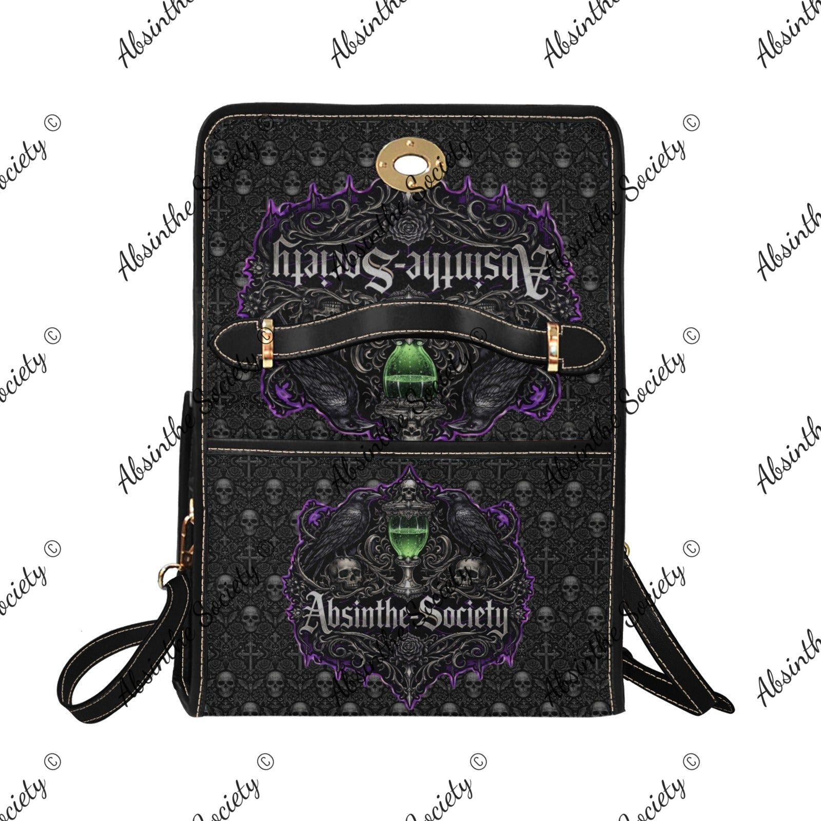 Quoth the Raven - Lock Bag - Gothic Poe Inspired- Absinthe Society