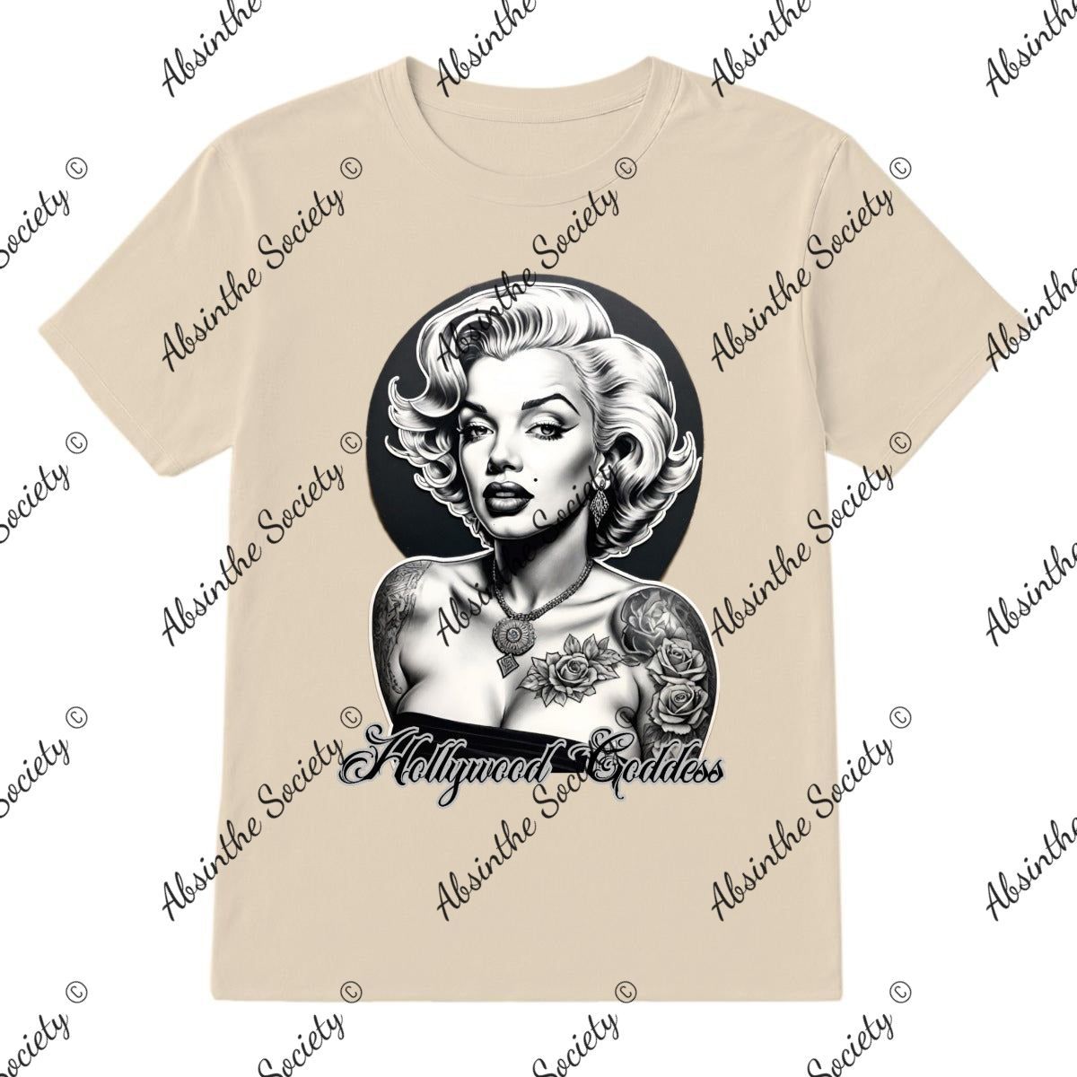 Marilyn Hollywood Goddess- T-Shirt Printed in USA