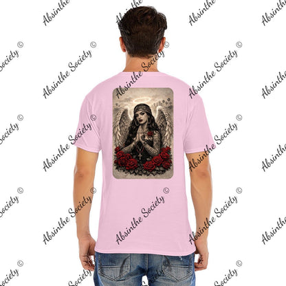 Angel De Las Rosas | Unisex Graphic Tee | Dark Chicana Gothic Streetwear