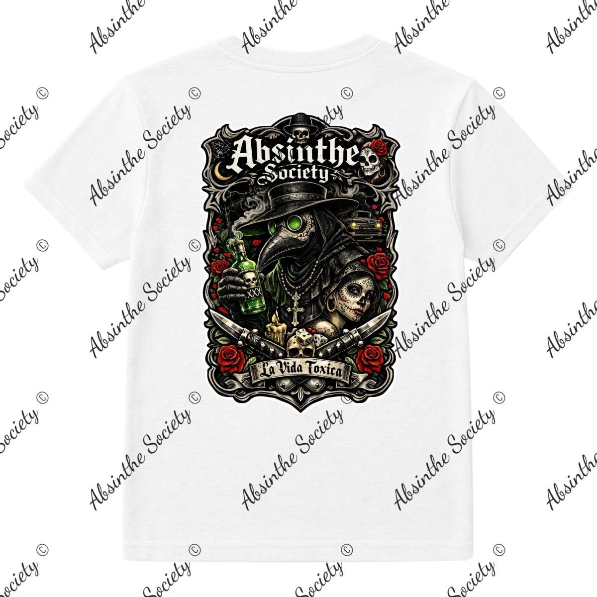 La Vida Toxica - La Pareja - Double Side T-Shirt Printed in USA
