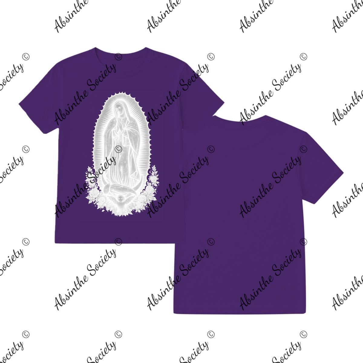 La Virgin Blanca - T-Shirt Printed in USA purple color