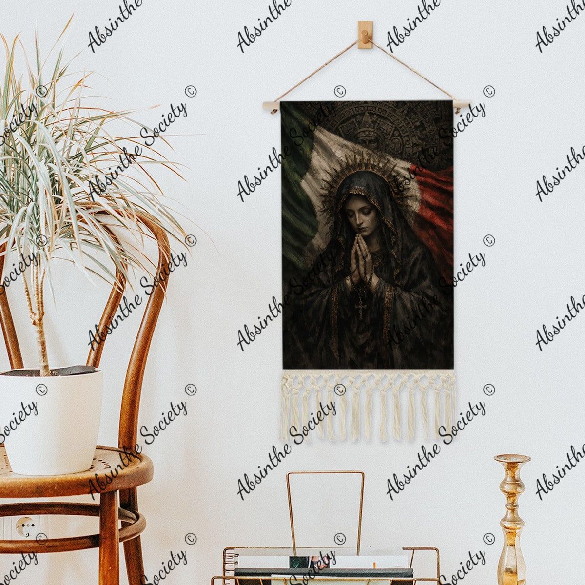 Paíz Y Fe - Cotton and Linen Hanging Pictures