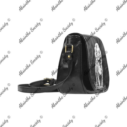 Eternal Angel Marilyn Monroe Saddle Bag - Gothic Vegan Leather