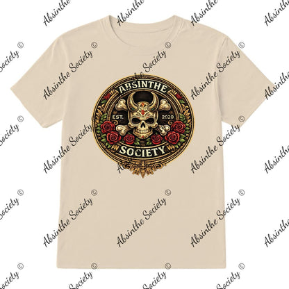 Absinthe Society Color Logo- T-Shirt Printed in USA