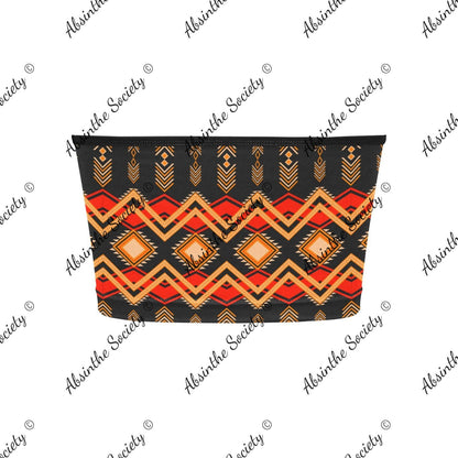 La Sombra | All-Over Print Tie Bandeau Top | Dark Chicana Gothic Streetwear