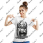 L.A. Goddess Cotton Short Sleeve T-shirt White