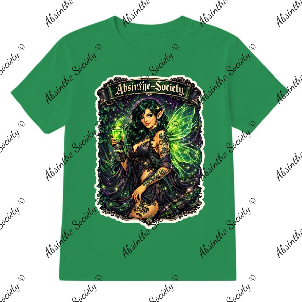 Green Fairy- Full Scale T-Shirt Printed in USA
