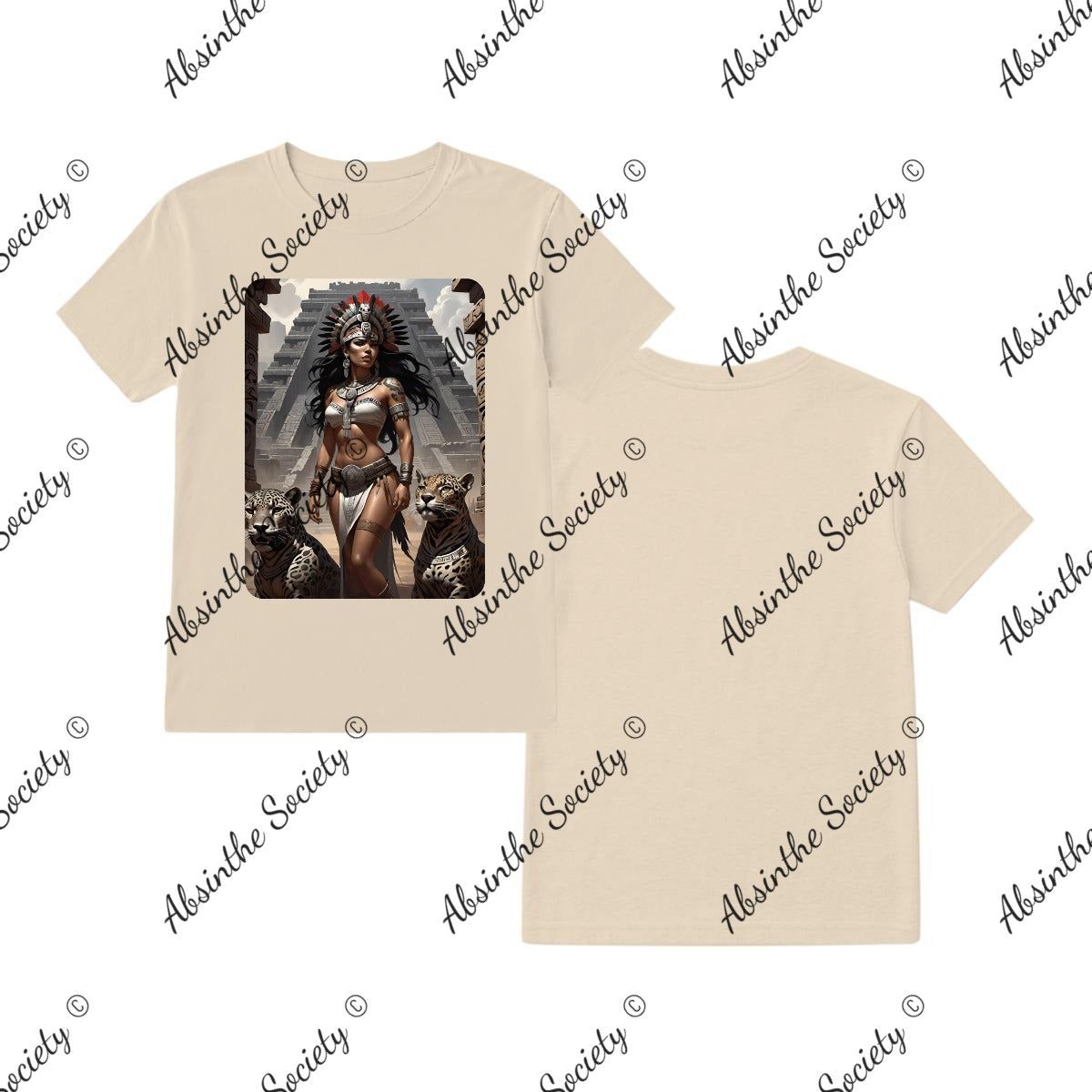 Jaguar Queen | Unisex T-Shirt | Gildan 5000 | DTF Print | Printed in USA | Absinthe Society Sand