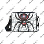 Widow Maker Cross-body Nylon Bag - Gothic Black Widow Spider White ONESIZE