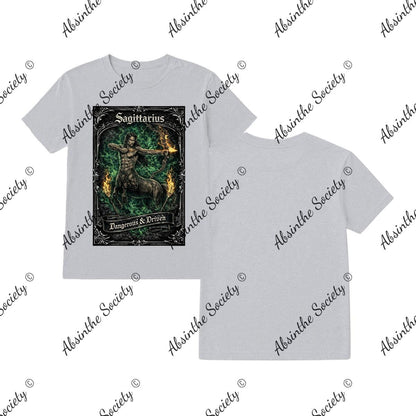 Sagittarius Mighty Centuar T-Shirt Printed in USA Sport Grey