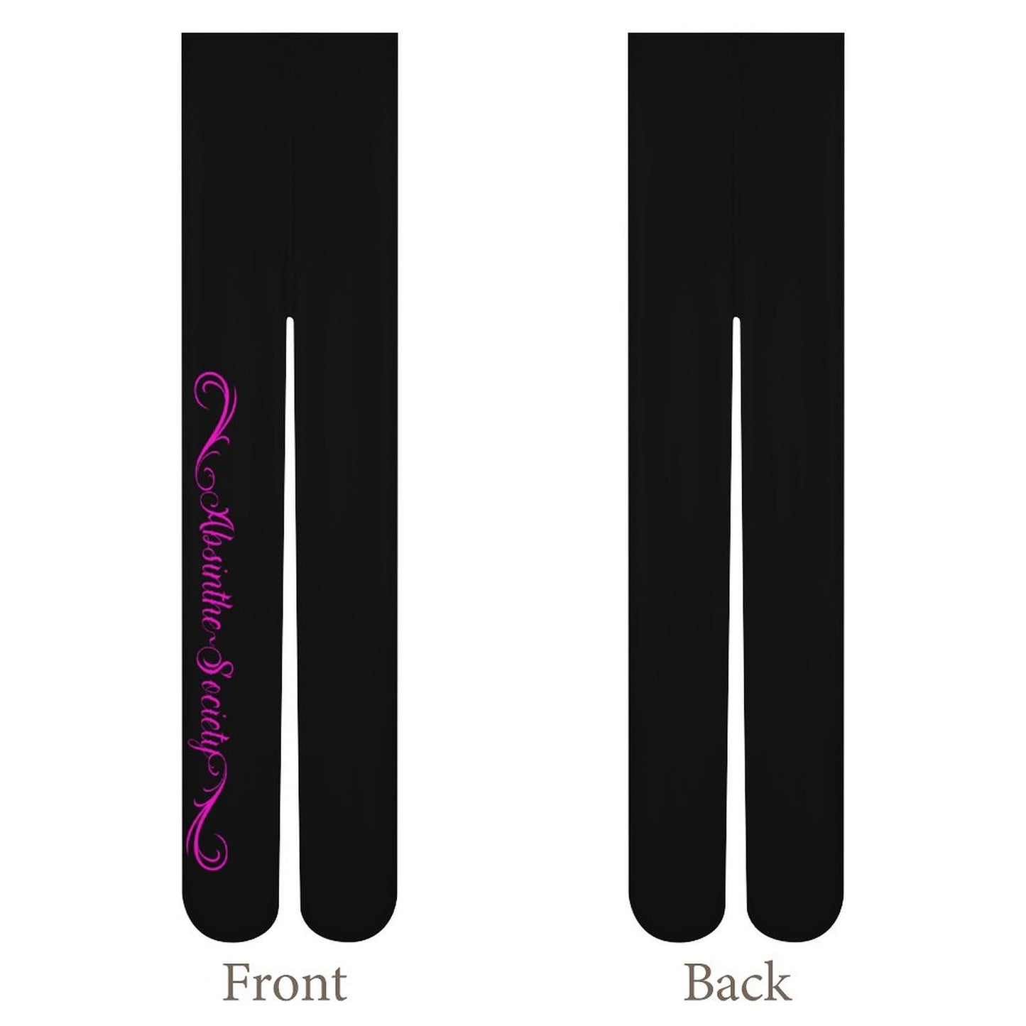 La Firma | Absinthe Society Signature Pantyhose | Black & Pink