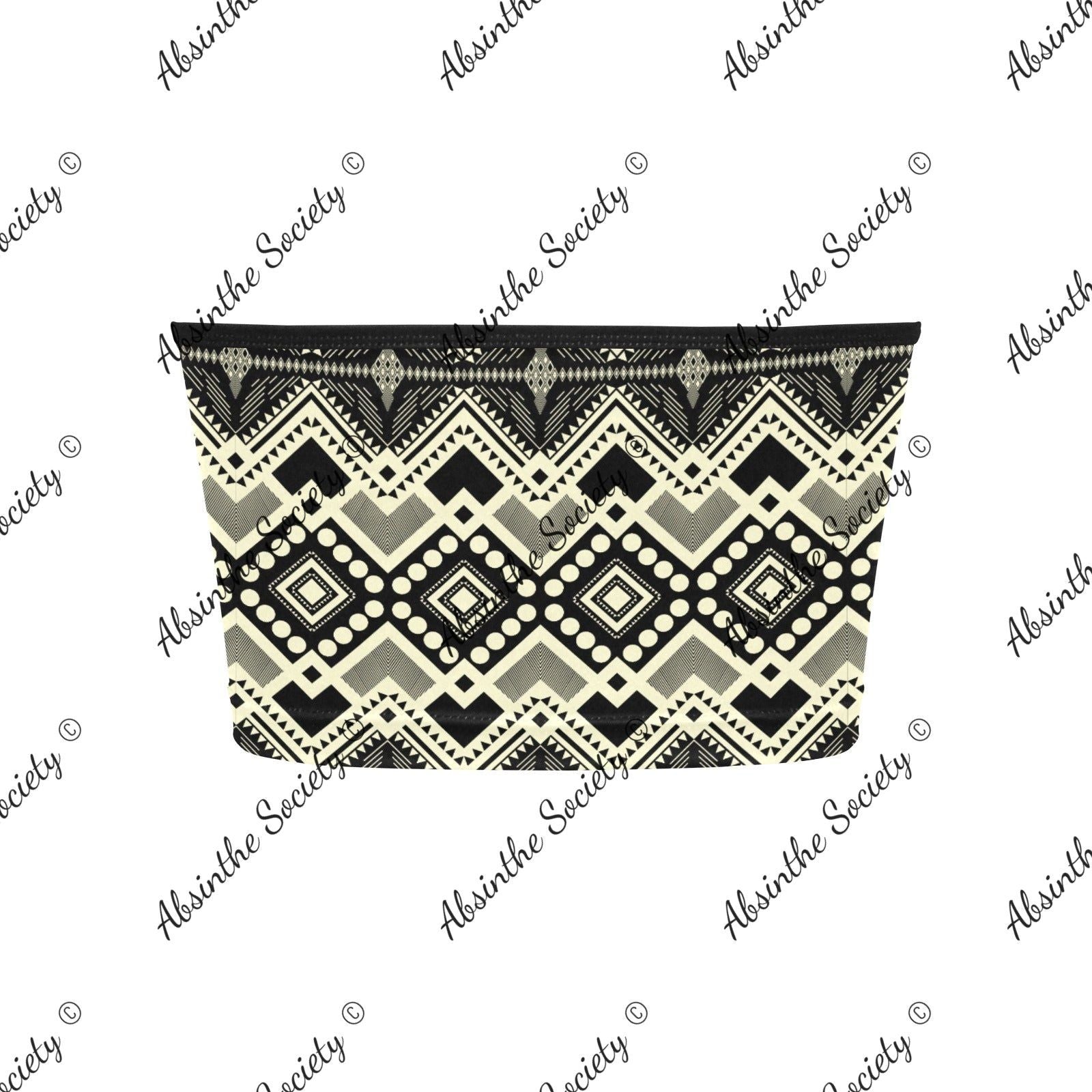 La Bruja | All-Over Print Tie Bandeau Top | Dark Chicana Gothic Streetwear