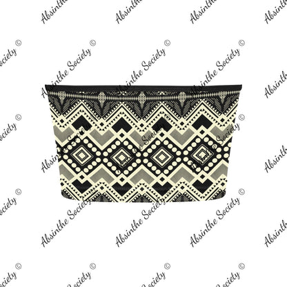 La Bruja | All-Over Print Tie Bandeau Top | Dark Chicana Gothic Streetwear