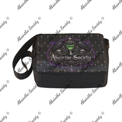 Quoth the Raven Cross-body Nylon Bag - Absinthe Society