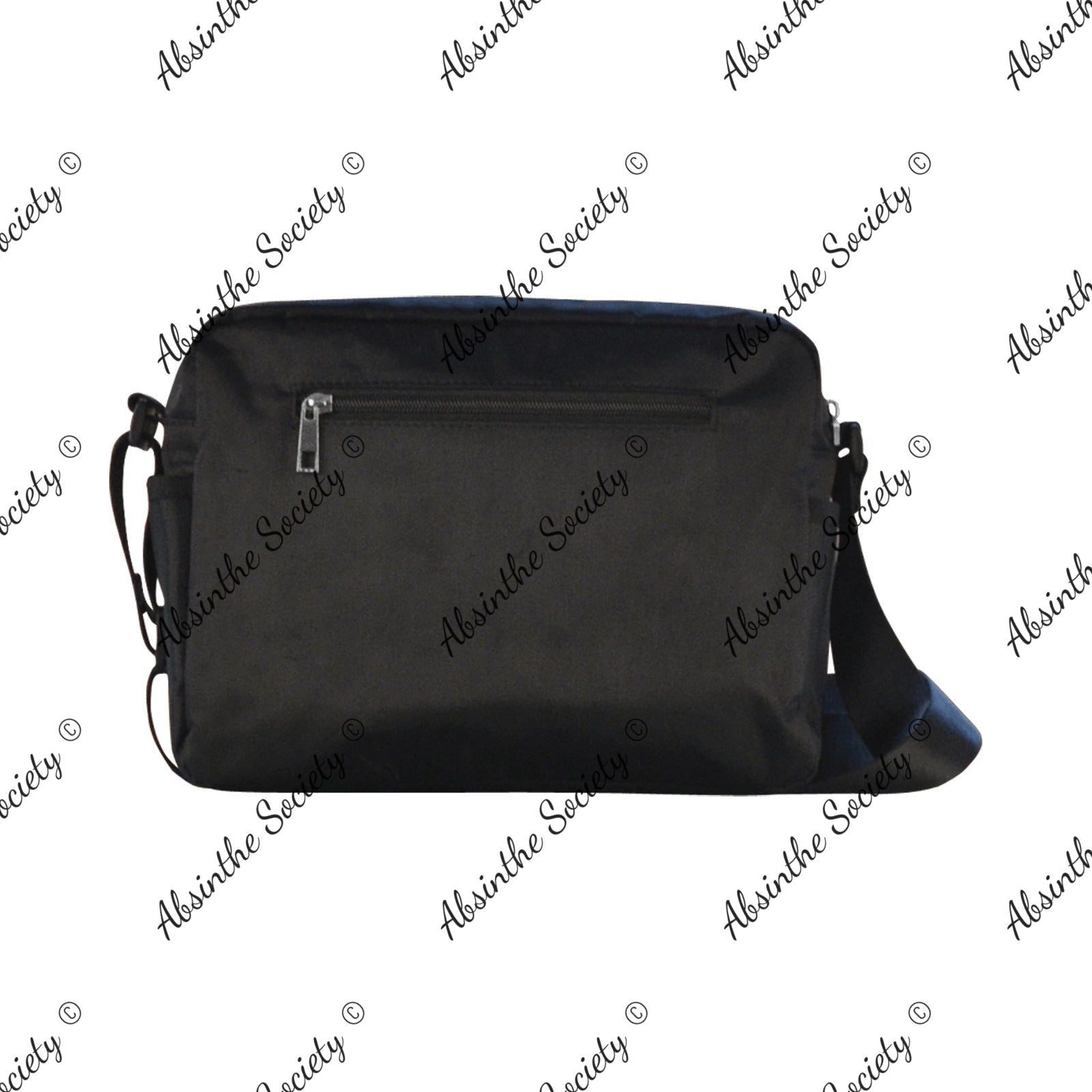 Absinthe Venom Cross-body Nylon Bag - Gothic Lightweight Travel