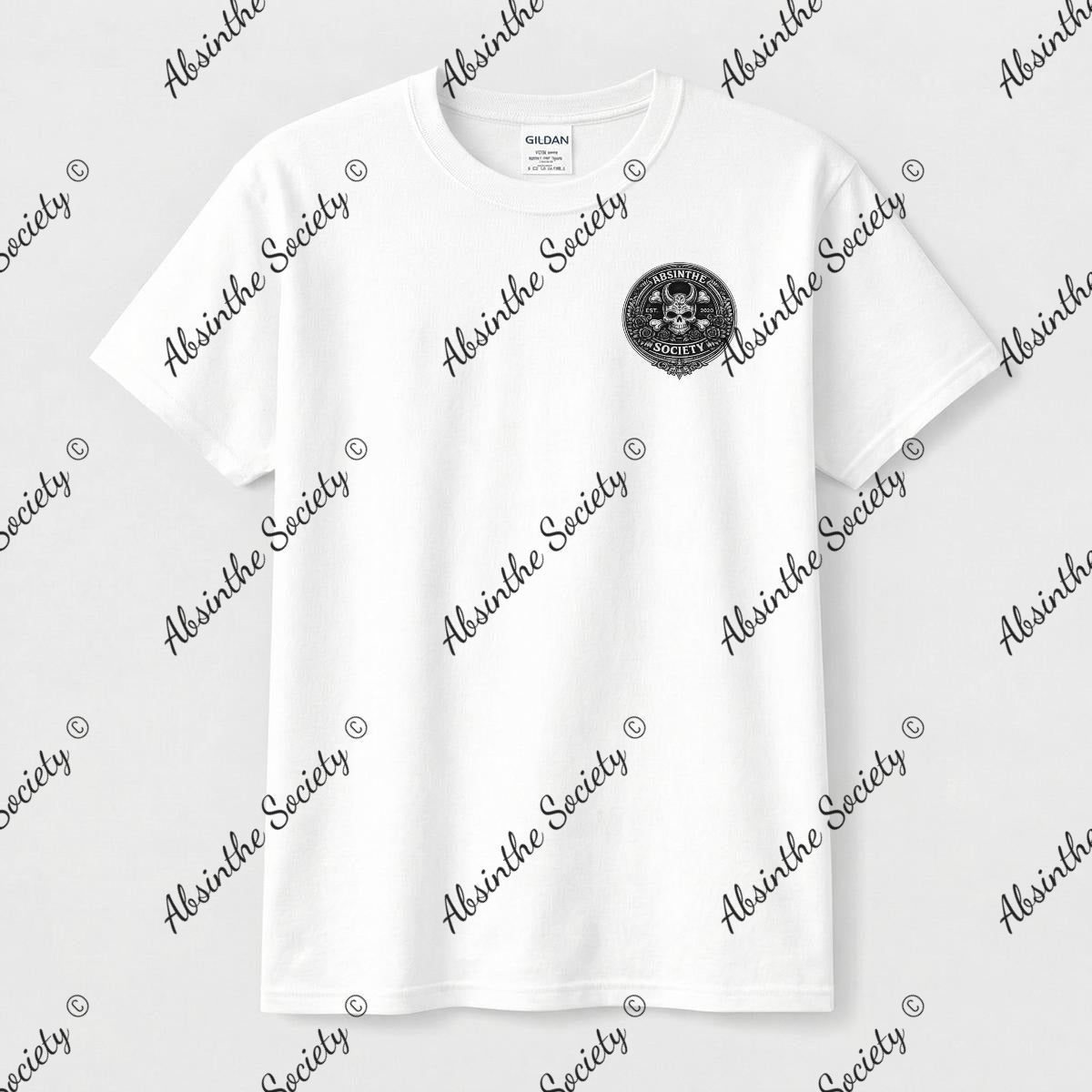 Deported. I Came Back. | Unisex T-Shirt | Gildan 5000 | DTG Double-Sided | Printed in USA | Absinthe Society White