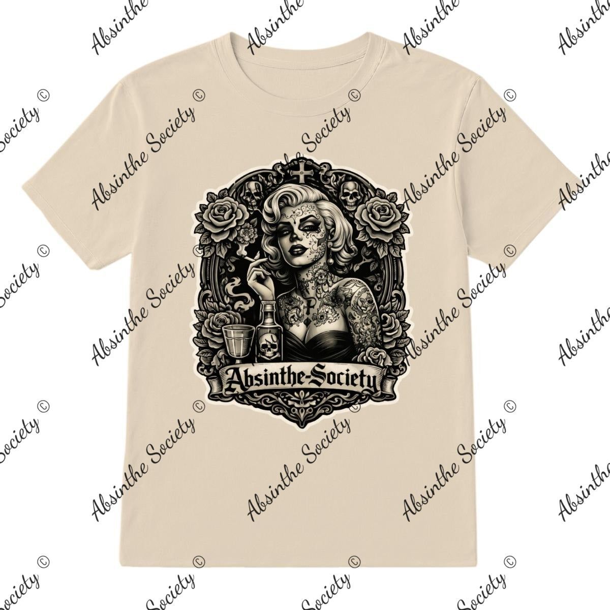 Tattooed Marilyn T-Shirt | Absinthe Society