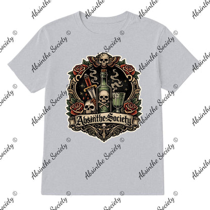 Absinthe Society Old Skool Tattoo Inspired - T-Shirt Printed in USA