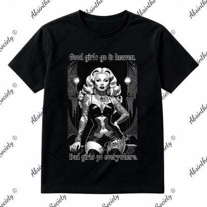 Good Girls/Bad Girls Mae West - T-Shirt Printed in USA