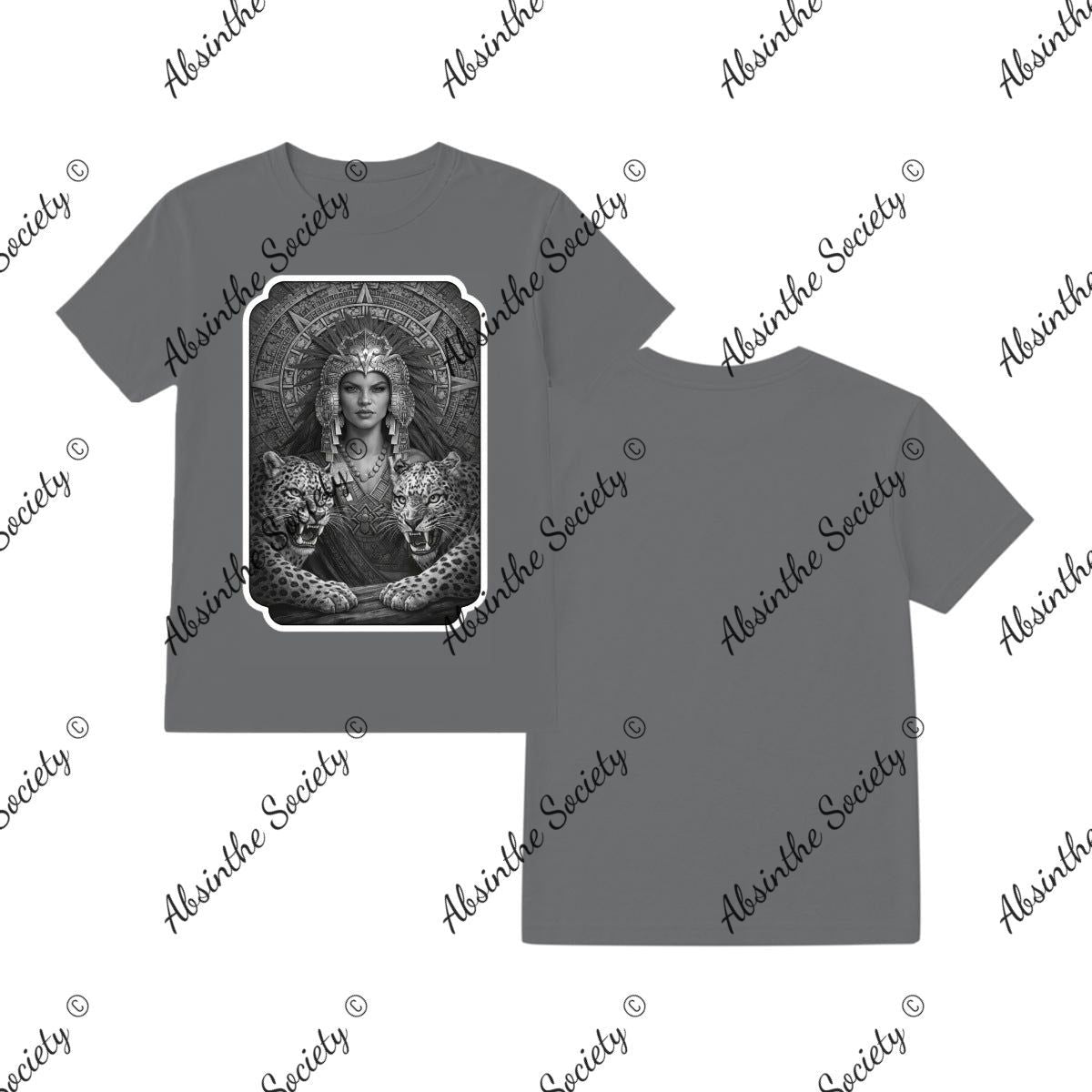 Reina Del Sol -Shirt Printed in USA Charcoal