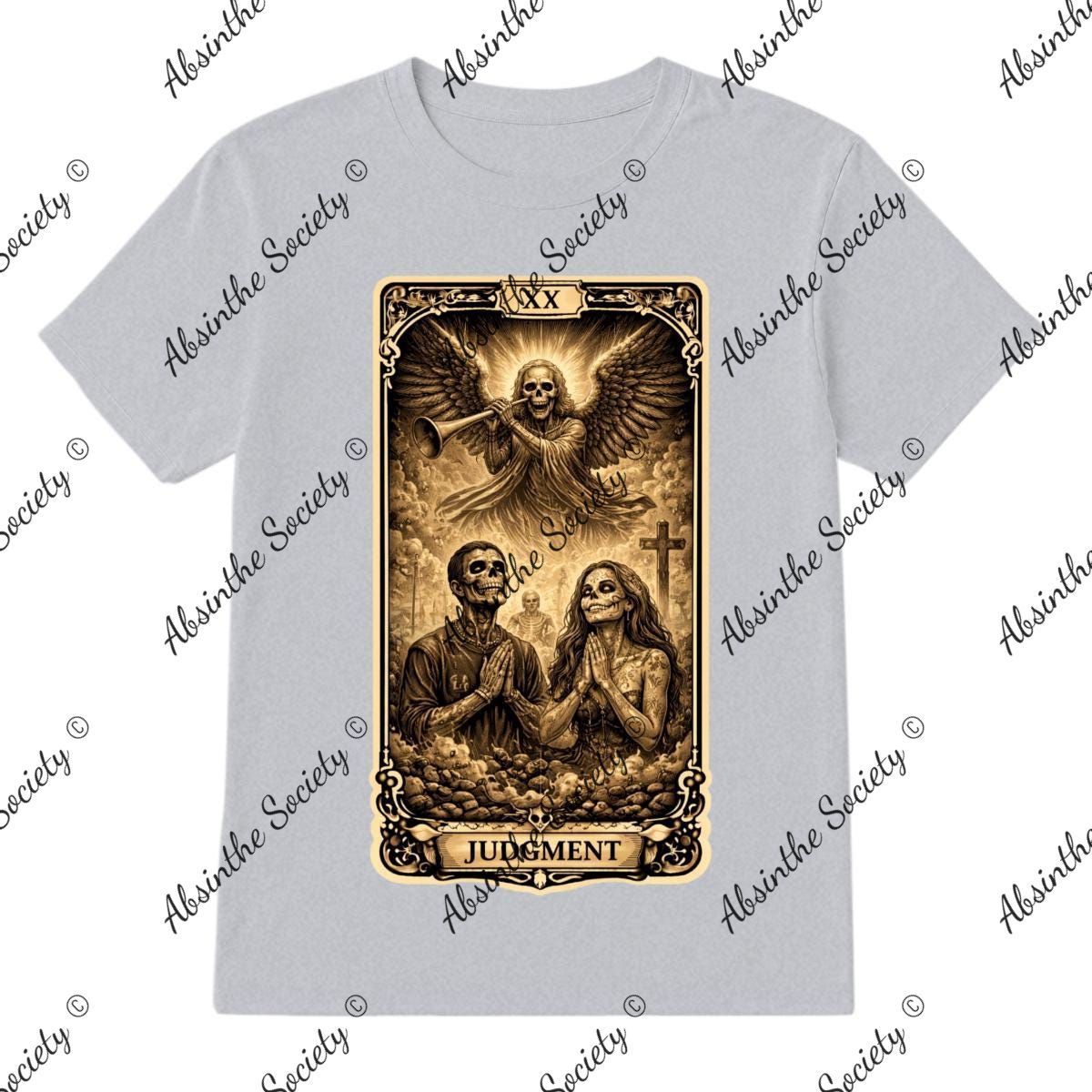 The Judgement | Tarot T-Shirt | Printed in USA Sport Grey