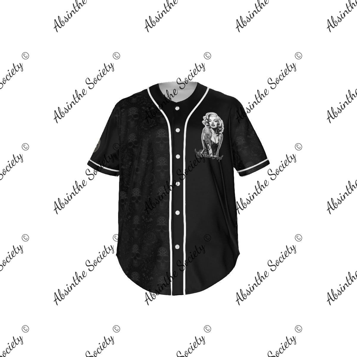 Eternal Angel with Chest Shield Design- Heavy Baseball Jersey