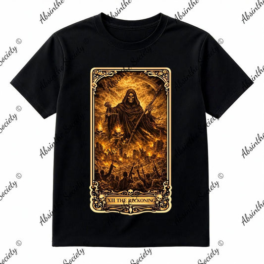 The Reckoning Tarot - Printed in USA Black