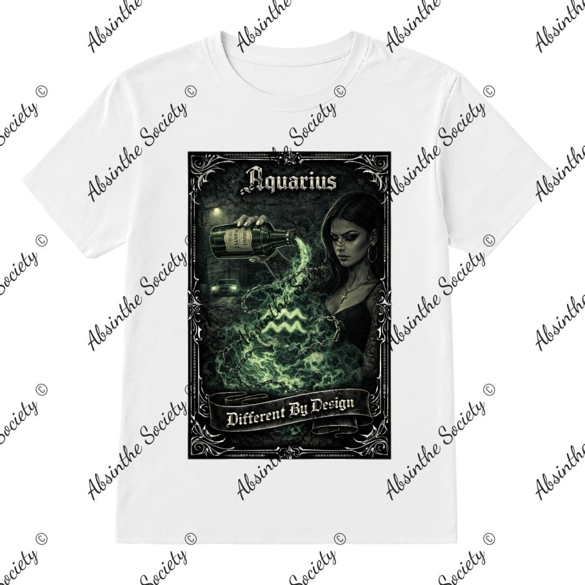 Aquarius- Different by Design T-Shirt Printed in USA