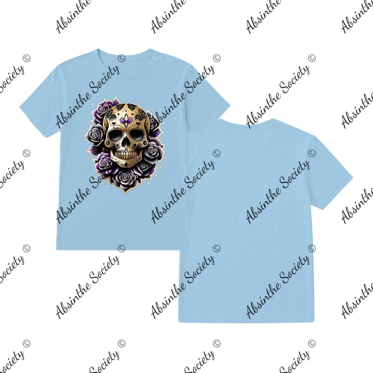 Twilight Rose Printed in USA Light blue