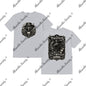 La Vida Toxica- La Pareja Grayscale- Double Side T-Shirt Printed in USA Sport Grey