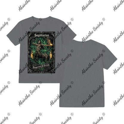 Sagittarius Mighty Centuar T-Shirt Printed in USA Graphite