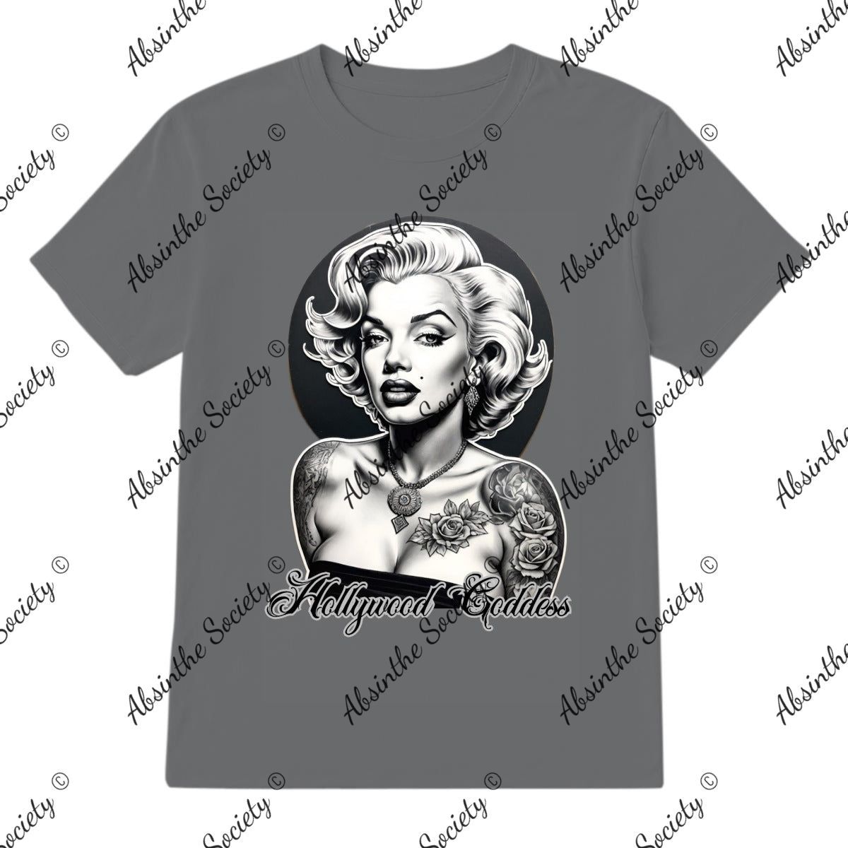 Marilyn Hollywood Goddess- T-Shirt Printed in USA