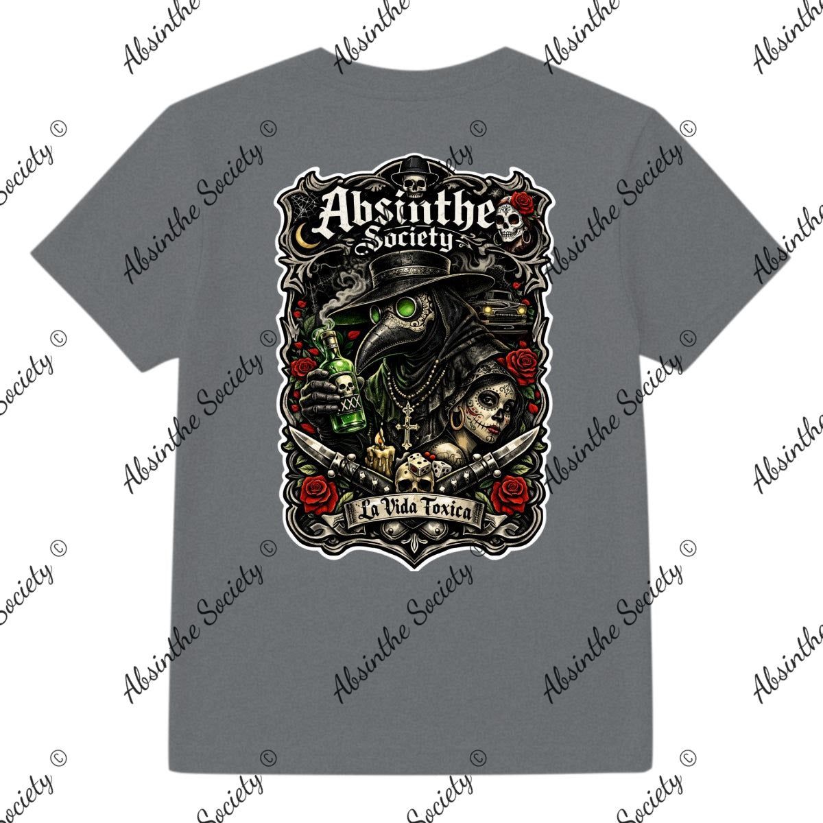 La Vida Toxica - La Pareja - Double Side T-Shirt Printed in USA