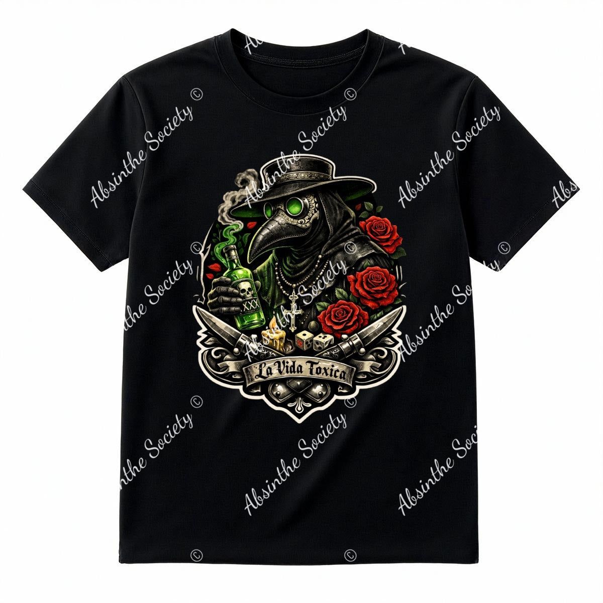 La Vida Toxica - Plague Saint - T-Shirt Printed in USA