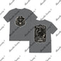 La Vida Toxica- La Pareja Grayscale- Double Side T-Shirt Printed in USA Charcoal