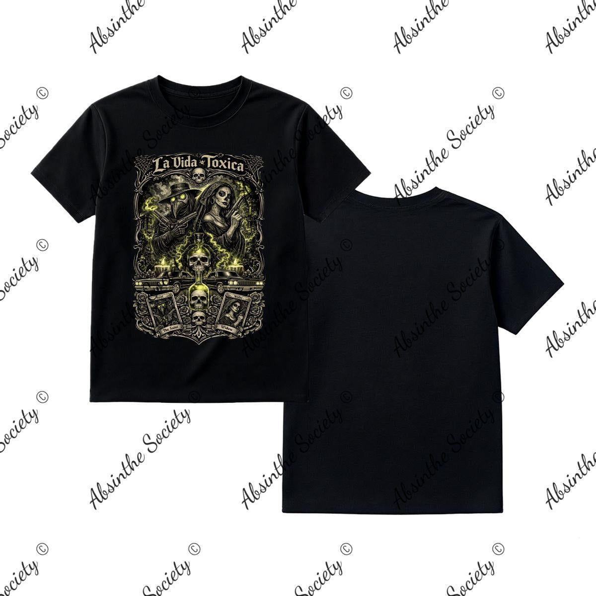 La Vida Toxica - Collector's Edition T-Shirt Printed in USA Black