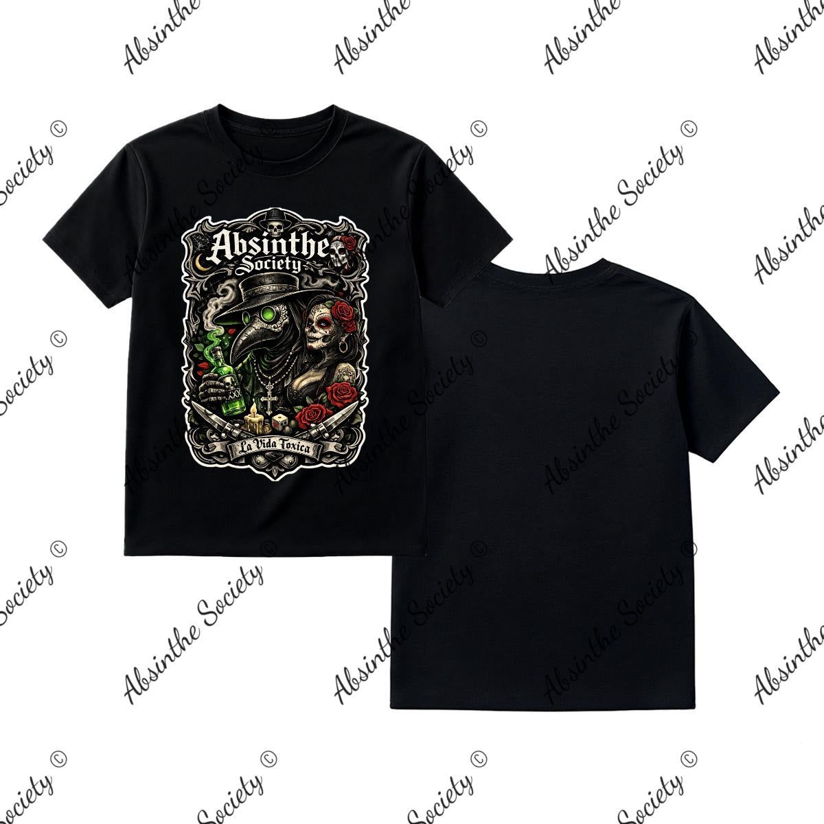 La Vida Toxica - La Pareja Toxica - T-Shirt Printed in USA Black