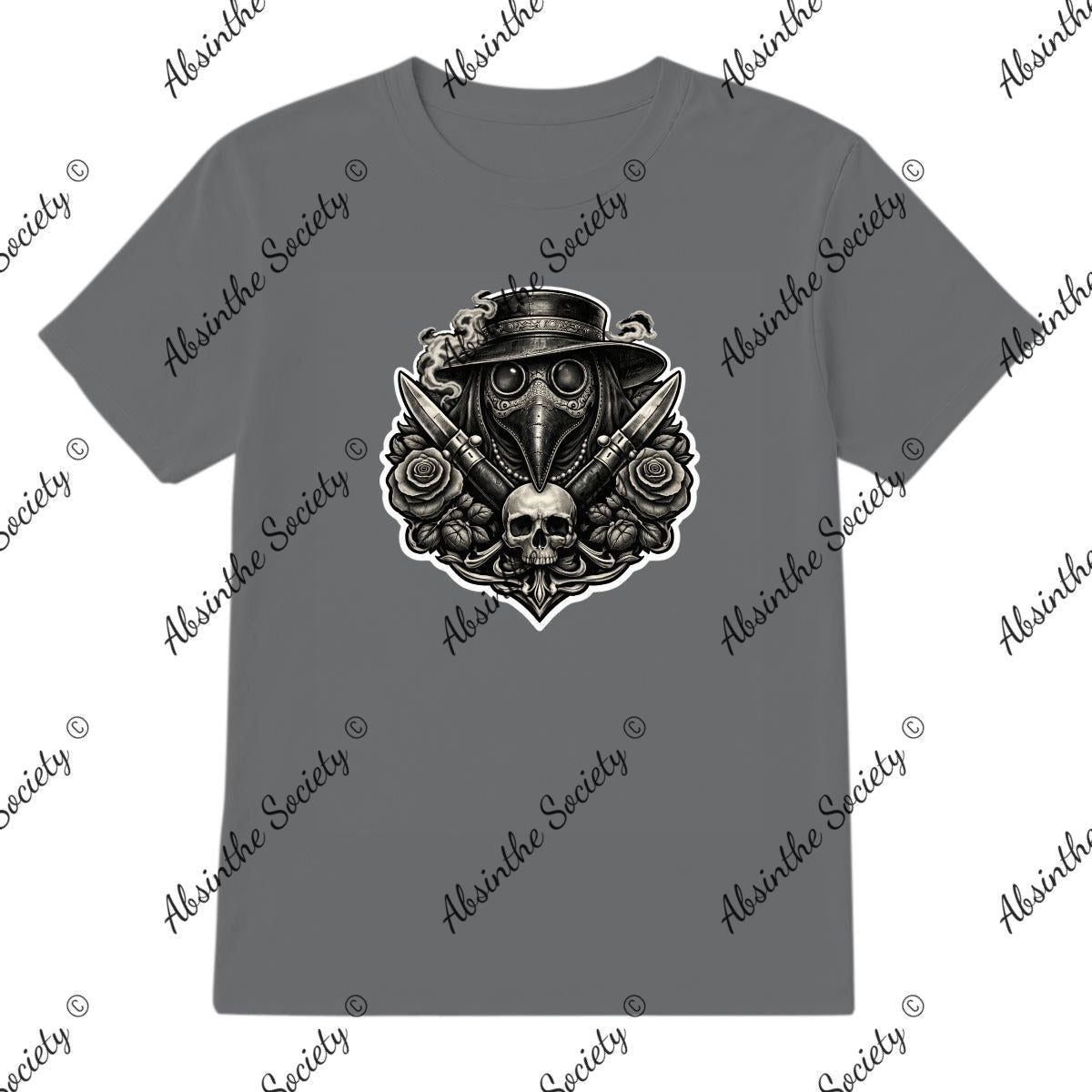 La Vida Toxica- La Pareja Grayscale- Double Side T-Shirt Printed in USA