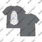 La Virgin Blanca - T-Shirt Printed in USA Graphite