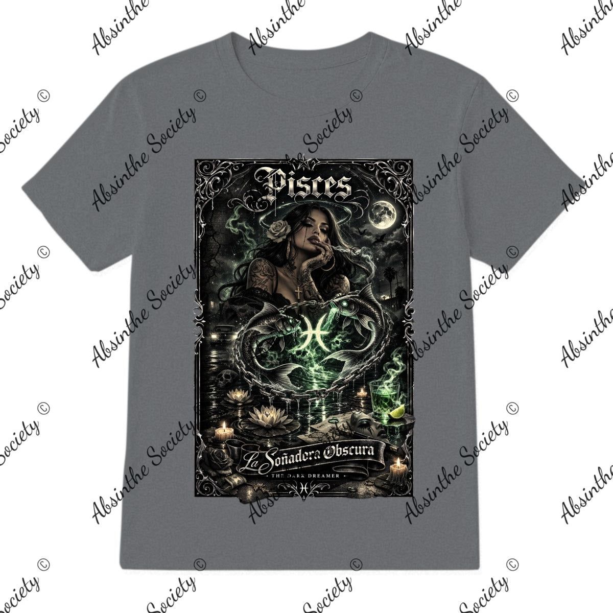 Pisces Dark Dreamer T-Shirt Printed in USA