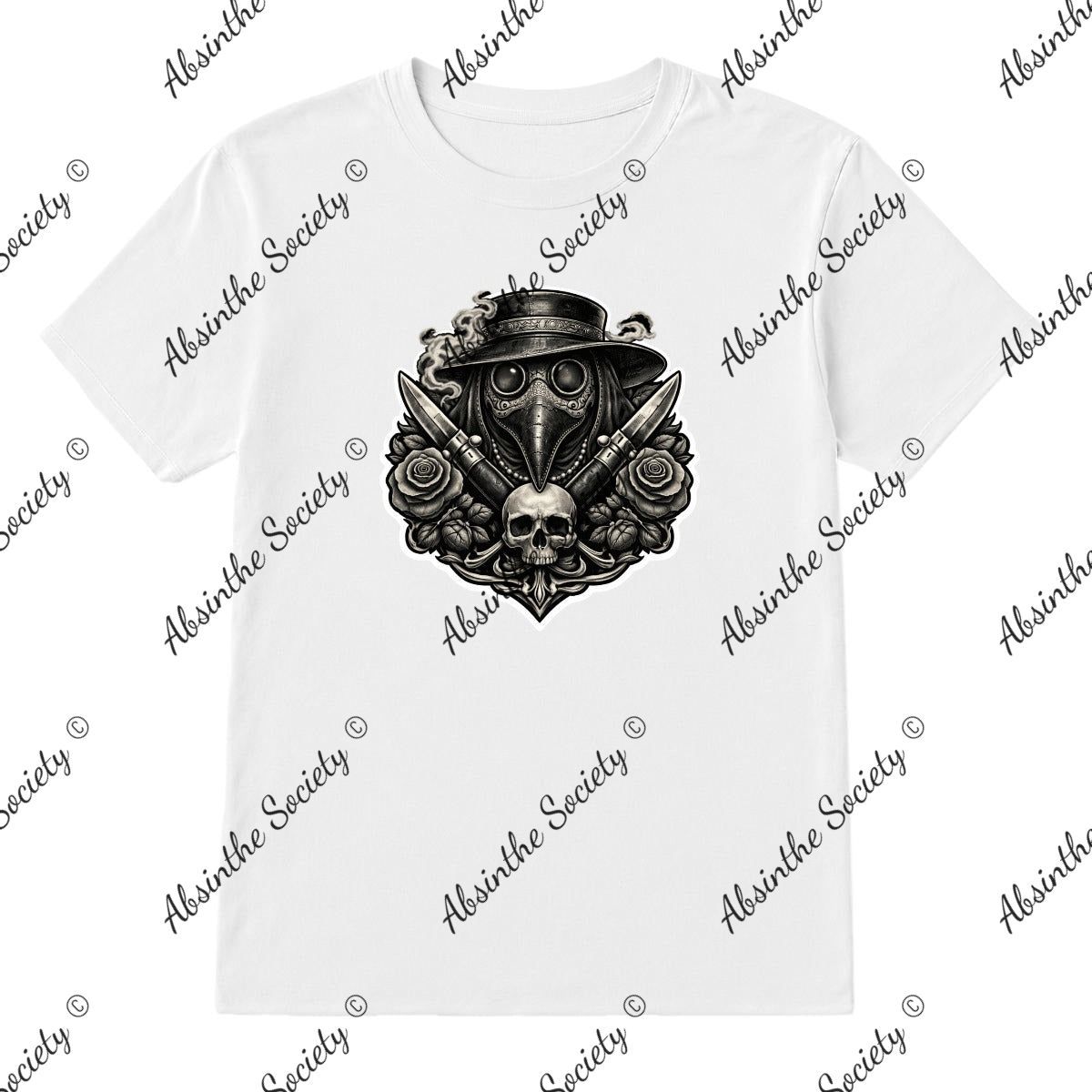 La Vida Toxica- La Pareja Grayscale- Double Side T-Shirt Printed in USA