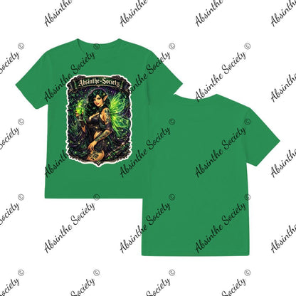 Green Fairy- Full Scale T-Shirt Printed in USA Irish Green