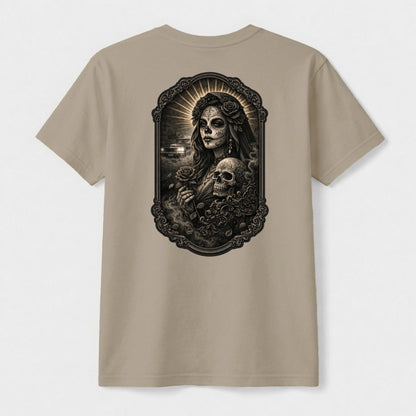 For Tha Homies | Double-Sided DTG Tee | Dark Chicana Gothic Streetwear