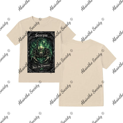 SCORPIO T-Shirt Printed in USA Sand
